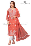 Georgette Kurta set (with Dupatta & Inner)