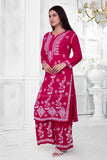 Sufi Modal Magenta Palazzo Set