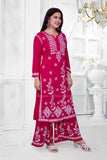 Sufi Modal Magenta Palazzo Set