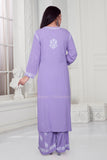 Sufi  Modal Lavender Palazzo Set