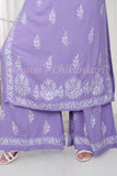 Sufi  Modal Lavender Palazzo Set