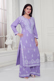 Sufi  Modal Lavender Palazzo Set