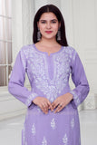 Sufi  Modal Lavender Palazzo Set