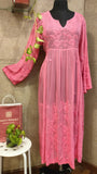 Rose Peach Long Dress