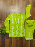 Lime kurta with pant