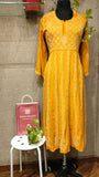 Sunny yellow modal anarkali