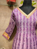 Iris chanderi silk anarkali