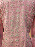 Lemonade chanderi silk anarkali