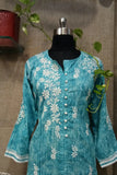 Firozi cotton kurta