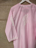 Baby pink muslin kurta p-2