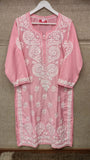 Babool pink muslin kurta