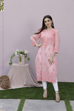 Peach Kota Tone To Tone Kurta