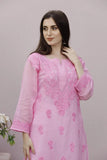 Light Pink  Kota Tone To Tone Kurta