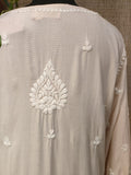 Light beige modal  short kurta