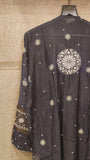 Black -A moonga silk unstich