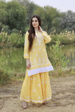 Myra - Modal Gharara Set - Yellow