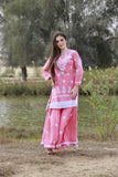 Myra - Modal Gharara Set - Pink