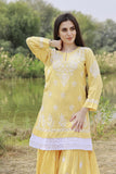 Myra - Modal Gharara Set - Yellow