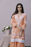 Myra - Modal Gharara Set - Peach