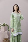 Myra Modal Gharara Set - Pista Green