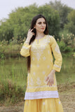 Myra - Modal Gharara Set - Yellow