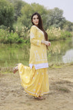 Myra - Modal Gharara Set - Yellow