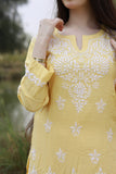 Myra - Modal Gharara Set - Yellow