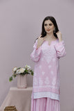 Myra - Modal Gharara Set - Baby Pink