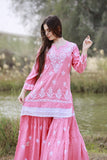 Myra - Modal Gharara Set - Pink